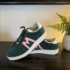Women's Green and Pink Sneakers
